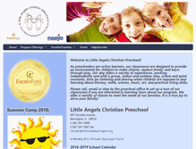 Tablet Screenshot of littleangelspreschool.org